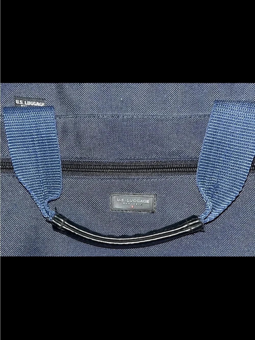 U.S. Luggage New York Black Laptop Briefcase Bag Shoulder Strap Carry-On Travel